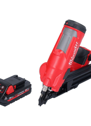 Clavadora a batería Milwaukee M18 FFN-301 18 V 50 - 90 mm sin escobillas + 1x batería 3,0 Ah - sin cargador