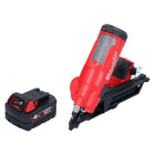 Clavadora a batería Milwaukee M18 FFN-401 18 V 50 - 90 mm sin escobillas + 1x batería 4,0 Ah - sin cargador