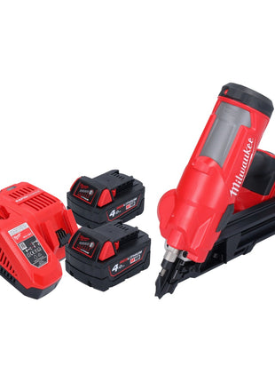 Milwaukee M18 FFN-402 Akku Nagler 18 V 50 - 90 mm Brushless + 2x Akku 4,0 Ah + Ladegerät