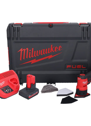 Meuleuse à pointes sur batterie Milwaukee M12 FDSS-501X 12 V 88,8 x 63,5 mm sans balais + 1x batterie 5,0 Ah + chargeur + boîtier HD