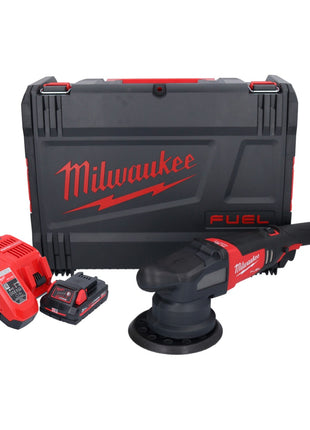 Polisseuse excentrique sur batterie Milwaukee M18 FROP21-301X 18 V 150 mm brushless + 1x batterie 3,0 Ah + chargeur + boîtier HD