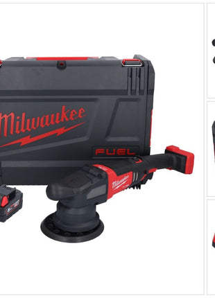 Milwaukee M18 FROP21-501X Akku Exzenter Polierer 18 V 150 mm Brushless + 1x Akku 5,0 Ah + Ladegerät + HD-Box