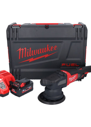 Milwaukee M18 FROP21-801X Akku Exzenter Polierer 18 V 150 mm Brushless + 1x Akku 8,0 Ah + Ladegerät + HD-Box