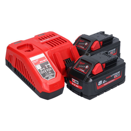 Milwaukee M18 FROP21-802X Akku Exzenter Polierer 18 V 150 mm Brushless + 2x Akku 8,0 Ah + Ladegerät + HD-Box