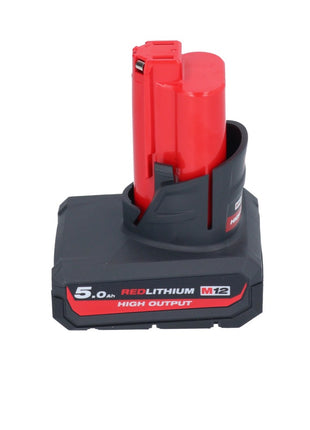 Milwaukee M12 FTB-501 desbastadora de neumáticos a batería 12 V 7/16" Hex Brushless + 1x batería 5.0 Ah - sin cargador