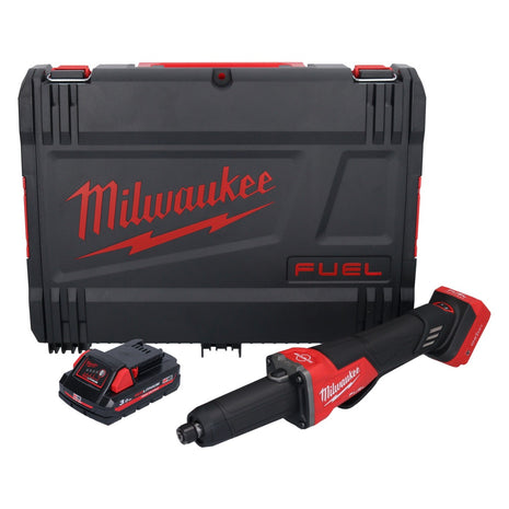 Milwaukee M18 FDGROVPDB-301X Akumulatorowa szlifierka prosta 18 V bezszczotkowa + 1x akumulator 3,0 Ah + skrzynka HD - bez ładowarki