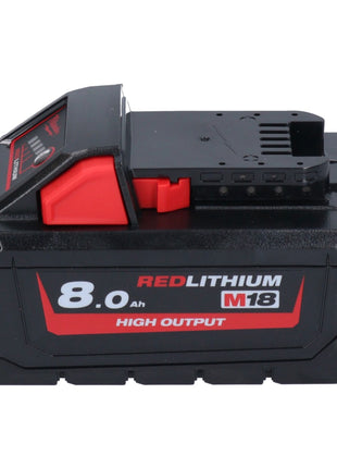 Milwaukee M18 FDGROVPDB-801X Akku Geradschleifer 18 V Brushless + 1x Akku 8,0 Ah + HD Box - ohne Ladegerät