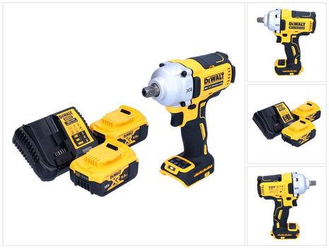 Avvitatore a impulsi a batteria DeWalt DCF 892 P2 18 V 812 Nm 1/2" brushless + 2x batteria ricaricabile 5,0 Ah + caricabatterie