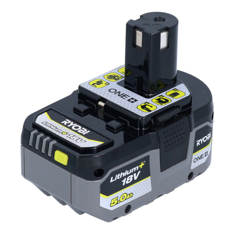 Batería RYOBI RB18L50 18 V 5,0 Ah / 5000 mAh Li-Ion (5133002433) con indicador de nivel de carga