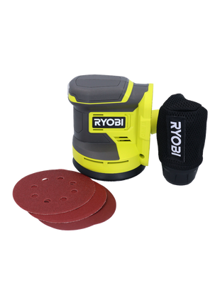 RYOBI RROS18-0 Akku Exzenterschleifer 18 V 125 mm ( 5133005393 ) Solo - ohne Akku, ohne Ladegerät