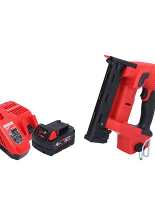 Grapadora a batería Milwaukee M18 FNCS18GS-401X 18 V 9,5 - 38 mm sin escobillas + 1x batería 4,0 Ah + cargador + caja HD