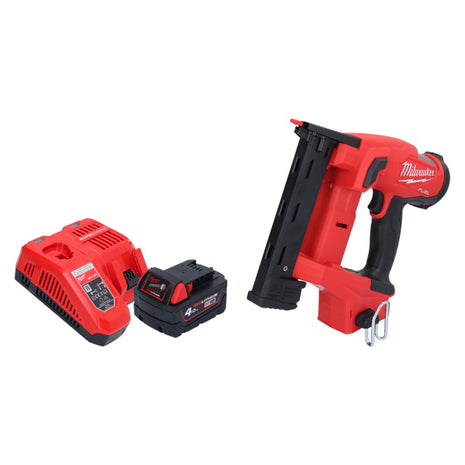 Grapadora a batería Milwaukee M18 FNCS18GS-401X 18 V 9,5 - 38 mm sin escobillas + 1x batería 4,0 Ah + cargador + caja HD