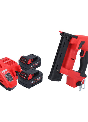 Grapadora a batería Milwaukee M18 FNCS18GS-402X 18 V 9,5 - 38 mm sin escobillas + 2x batería 4,0 Ah + cargador + caja HD