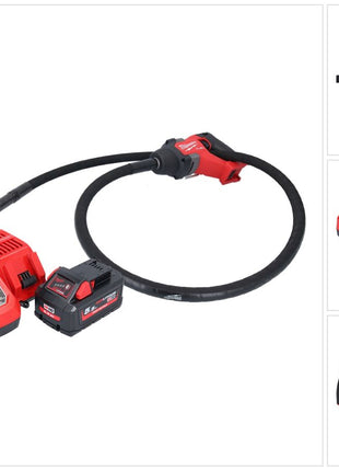 Milwaukee M18 FCVN24-551 Akku Betonrüttler 18 V 2,4 m Brushless ( 4933479600 ) + 1x Akku 5,5 Ah + Ladegerät