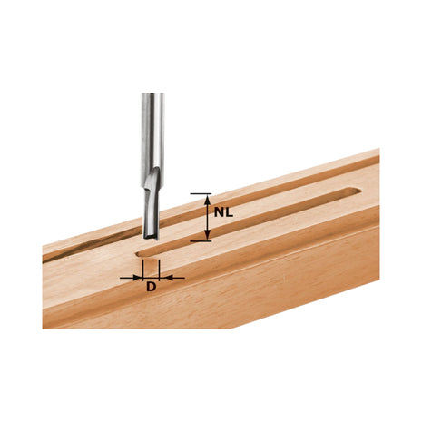 Festool frez HW S8 D7/17 7 x 17 x 55 x 8 mm ( 490956 ) do frezarek górnowrzecionowych OF 900, OF 1000, OF 1010, OF 1010 R, OF 1400, OF 2000, OF 2200