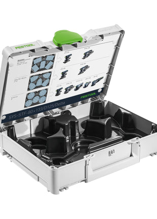 Festool SYS-STF-80x133/D125/Delta Systainer Schleifmittel Organizer ( 576781 ) für Deltaschleifer Exzenterschleifer Schwingschleifer Schleifscheiben