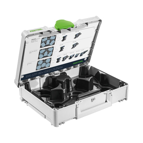 Organisateur d'abrasifs Festool SYS-STF-80x133/D125/Delta Systainer (576781) pour ponceuses delta, ponceuses excentriques, ponceuses orbitales, disques abrasifs