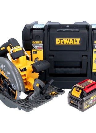 Sierra circular a batería DeWalt DCS 579 NT 54 V FlexVolt 190 mm sin escobillas + 1x batería 6,0 Ah + TSTAK - sin cargador