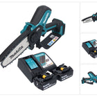 Makita DUC 150 RT201 Akku Kettensäge 18 V 15 cm Brushless + 2x Akku 5,0 Ah + Ladegerät