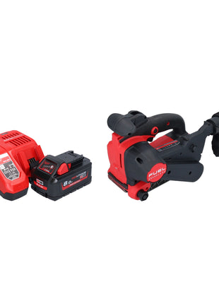 Milwaukee M18 FBTS75-801 akumulatorowa szlifierka taśmowa 18 V 75 x 457 mm bezszczotkowa + 1x akumulator 8,0 Ah + ładowarka