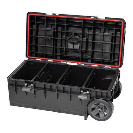 Toolbrothers RHINO XXL Trolley ECO Longer Work+ 50 l IP66 Werkzeugkiste mit Laufrädern auf Metallachse und Doppelteleskopgriff