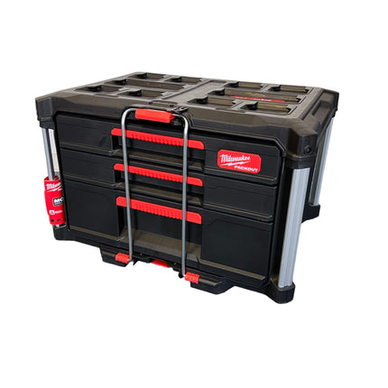 Milwaukee PACKOUT 2 + 1 Drawer Tool Box Werkzeugkoffer 363 x 564 x 414 mm ( 4932493190 ) Schubladen Organizer