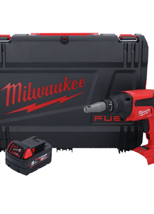 Visseuse à cloisons sèches sans fil Milwaukee M18 FSG-501X 18 V 13 Nm sans balais + 1x batterie 5,0 Ah + boîtier HD - sans chargeur