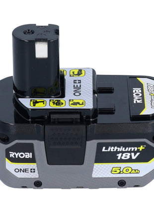 RYOBI RB18LL50F12B 2x Akku 18 V 5,0 Ah / 5000 mAh Li-Ion ( 5133004831 ) mit Ladestandsanzeige