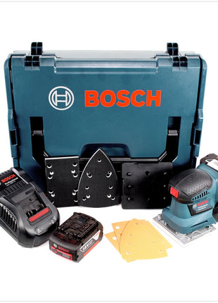 Bosch GSS 18V-10 Akku Schwingschleifer 18V + 2x Akku 3,0Ah + Ladegerät + L-Boxx - Toolbrothers