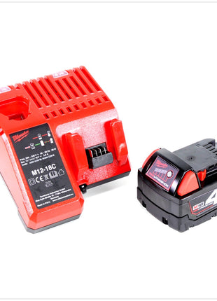 Milwaukee M18 BP - 401 18 V Akku Hobel in Stanley TSTAK Box + M18 B4 4,0 Ah Akku + M12 - M18 Ladegerät - Toolbrothers