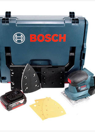 Bosch GSS 18V-10 Akku Schwingschleifer 18V + 1x Akku 4,0Ah + L-Boxx - ohne Ladegerät - Toolbrothers