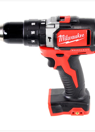 Milwaukee M18 BLPD 402 C 18 V Brushless Akku - Schlagbohrschrauber im Koffer + 2x 4.0 Ah Red Li-Ion Akkus + Milwaukee M12-18C Universal Akku Ladegerät - Toolbrothers