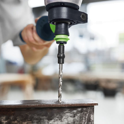 Festool HSS D 3/33 CE/M-Set Spiralbohrer ( 493421 ) für Festool Akku-Bohrschrauber und Akku-Schlagbohrschrauber mit FastFix Aufnahme und Werkzeugfutter WH-CE CENTROTEC