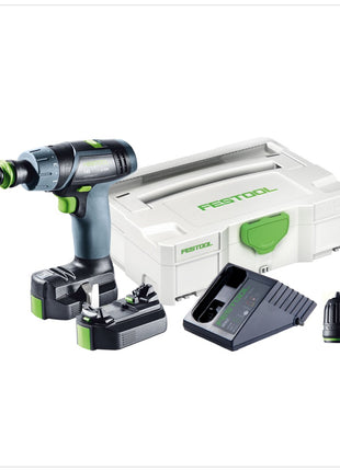 Festool TXS Li 2,6 Plus Akku Bohrschrauber 10,8V ( 564509 ) 16Nm im Systainer + 2x 2,6Ah Akku + Ladegerät - Toolbrothers