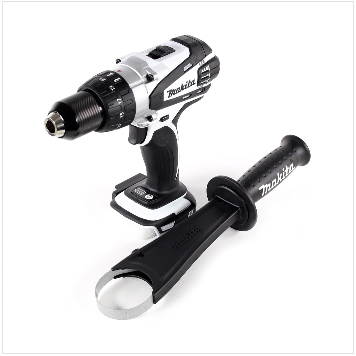 Makita DDF 458 ZW Akku Bohrschrauber 18 V 91 Nm weiß Solo - ohne Akku, ohne Ladegerät