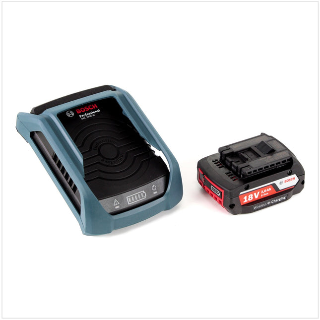 Bosch Starter Set WLC 18 V Wireless Charging + 1x GBA 2,0 Ah MW-B + GAL 1830 W Ladegerät ( 1600A003NA ) - Toolbrothers