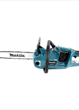 Makita DUC 353 PF2 Akku Kettensäge 36V ( 2x18V ) Brushless 35 cm + 2x 3,0 Ah Akku + Doppelladegerät - Toolbrothers