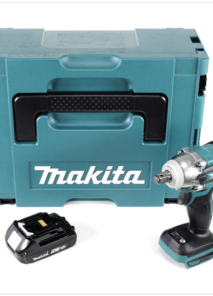 Makita DTW 285 A1J Akku Schlagschrauber 18 V 280 Nm 1/2" Brushless + 1x Akku 2,0 Ah + Makpac - ohne Ladegerät - Toolbrothers