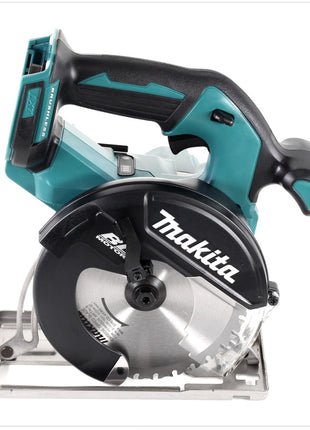 Makita DCS 551 ZJ Akku Metall Handkreissäge 18 V Brushless 150 x 20 mm Solo im Makpac mit Schutzbrille - Toolbrothers