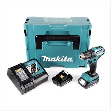 Makita DDF 483 RAJ Akku Bohrschrauber 18 V 40 Nm + 2x Akku 2,0 Ah + Ladegerät + Makpac - Toolbrothers