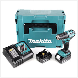Makita DDF 483 RFJ Akku Bohrschrauber 18V 40Nm im Makpac + 2x 3,0 Ah Akku + Ladegerät