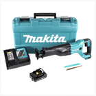 Makita DJR 186 RA1K Akku Reciprosäge Säbelsäge 18 V + 1x Akku 2,0 Ah + Ladegerät + Koffer - Toolbrothers