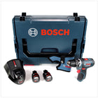 Bosch GSR 12V-15 FC Professional FlexiClick Akku Bohrschrauber mit 2 x 2 Ah Akkus + Lader in L-Boxx - Toolbrothers