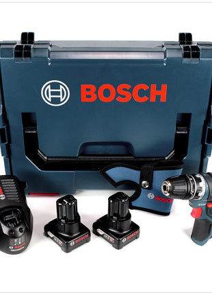 Bosch GSR 12V-15 FC Professional FlexiClick Akku Bohrschrauber mit 2 x 4 Ah Akkus + Lader in L-Boxx - Toolbrothers