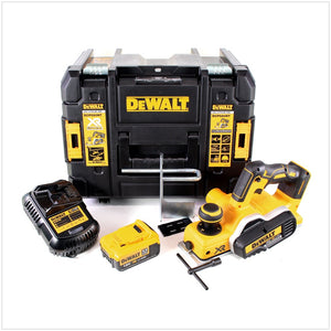 DeWalt DCP 580 M1 Akku Hobel 18V 82mm + 1x Akku 4,0Ah + Ladegerät + TSTAK