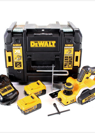 DeWalt DCP 580 M2 Akku Hobel 18V 82mm + 2x Akku 4,0Ah + Ladegerät + TSTAK - Toolbrothers