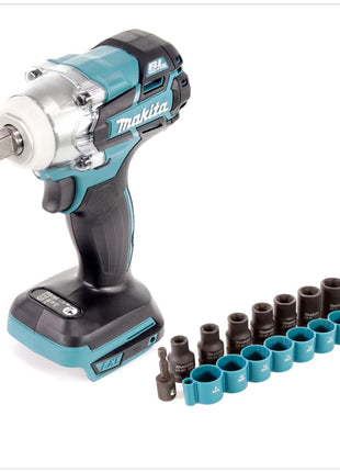 Makita DTW 285 Z Akku Schlagschrauber 18V 280Nm 1/2" Brushless Solo + Steckschlüssel-Set - ohne Akku, ohne Ladegerät - Toolbrothers