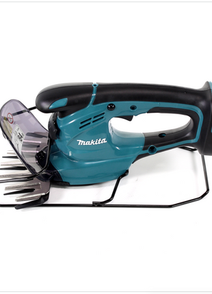 Makita DUM 168 18V Li-ion Akku Grasschere + 1x BL1850 B 5,0 Ah Akku + 1x DC18RC Ladegerät + 1x UH 200 D 20 cm Schermesser - Toolbrothers