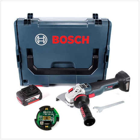 Bosch GWS 18 V-150 SC Professional Akku Winkelschleifer 150 mm in L-Boxx mit GCY 30-4 Connectivity Modul und 1x GBA 6,0 Ah Akku - Toolbrothers