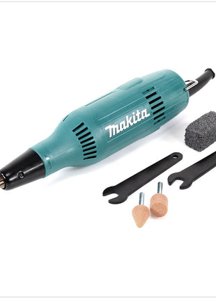 Makita GD0603 Geradschleifer 6 mm 240 Watt mit Zubehör 2 Schleifstifte - Toolbrothers